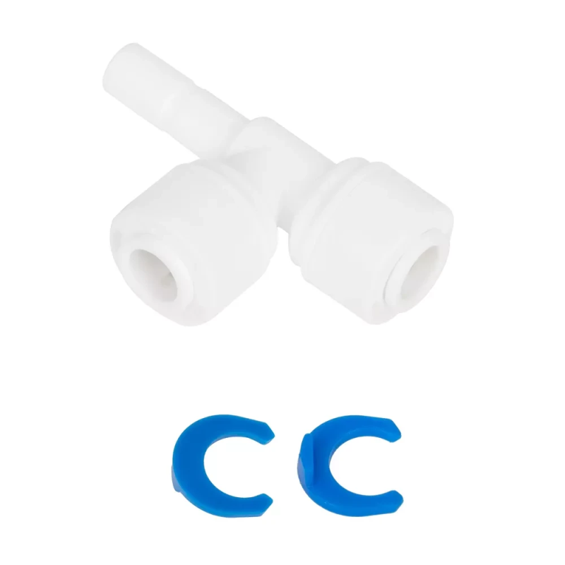 Трійник 1/4“стрижень x 1/4“цанга x 1/4“цанга (КРАТНО УПАКОВЦІ) (ST023-A)  {10}