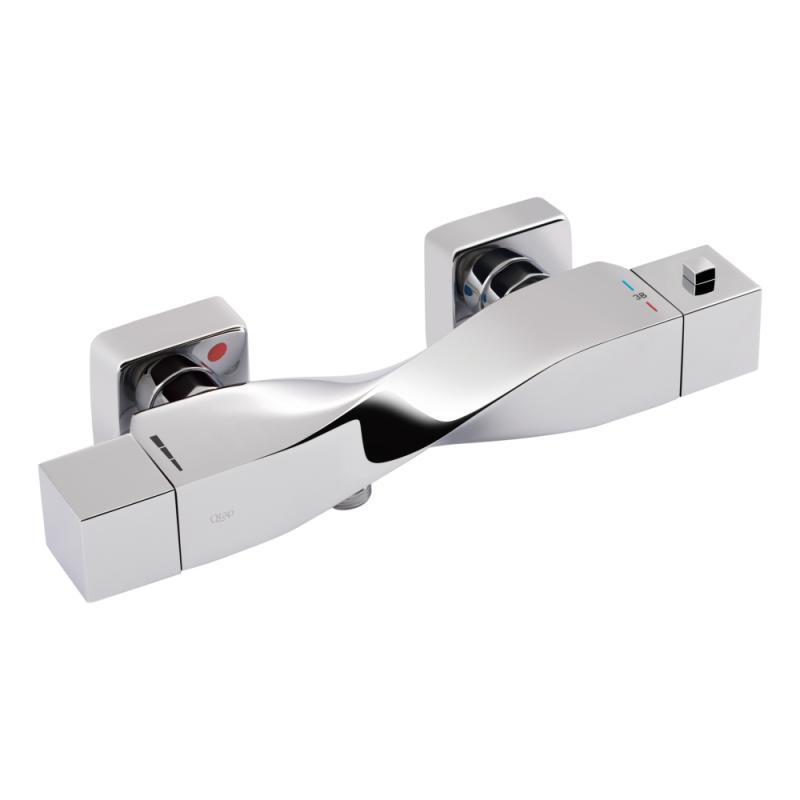 Змішувач для душу Qtap Zkrouceny термостатичний QTZKR40T105C Chrome Змішувач для душу Qtap Zkrouceny термостатичний QTZKR40T105C Chrome