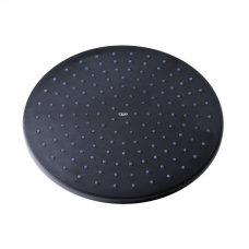 Лійка для верхнього душу Qtap Hlavova 230 мм округла QTHLAVA228O1ZBB Black Matt
