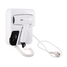Фен із тримачем Qtap Pohodli 1200 Вт QTF1200RNP White (Pobut)