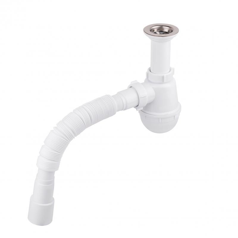 Сифон для кухонної мийки Lidz (WHI) 60 05 M001 00 (вихід 50 мм) Сифон для кухонної мийки Lidz (WHI) 60 05 M001 00 (вихід 50 мм)