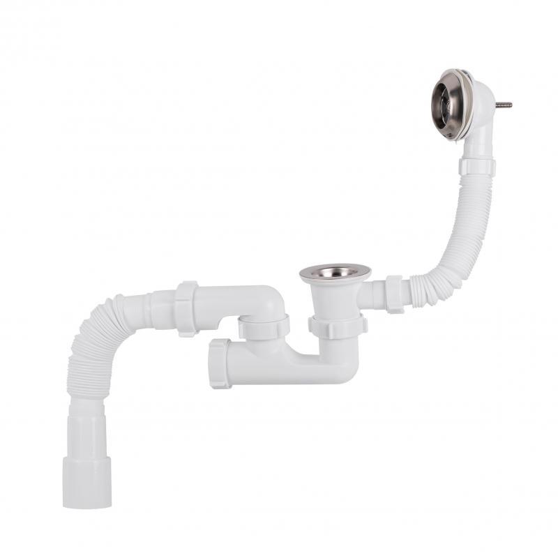 Сифон для ванни Lidz (WHI) 60 03 V002 00 з ревізією (вихід 50 мм) Сифон для ванни Lidz (WHI) 60 03 V002 00 з ревізією (вихід 50 мм)