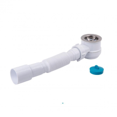 Сифон для душового піддона Lidz (WHI) 60 04 P002 01 (вихід 40/50 мм)