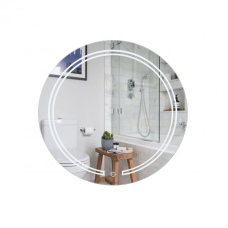 Дзеркало Qtap Jay N R590 з LED-підсвічуванням Touch, димер, рег. яскравості QT07782504W