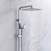 Душова система з термостатом GAPPO G2418-40, вилив перемикач на лійку, хром