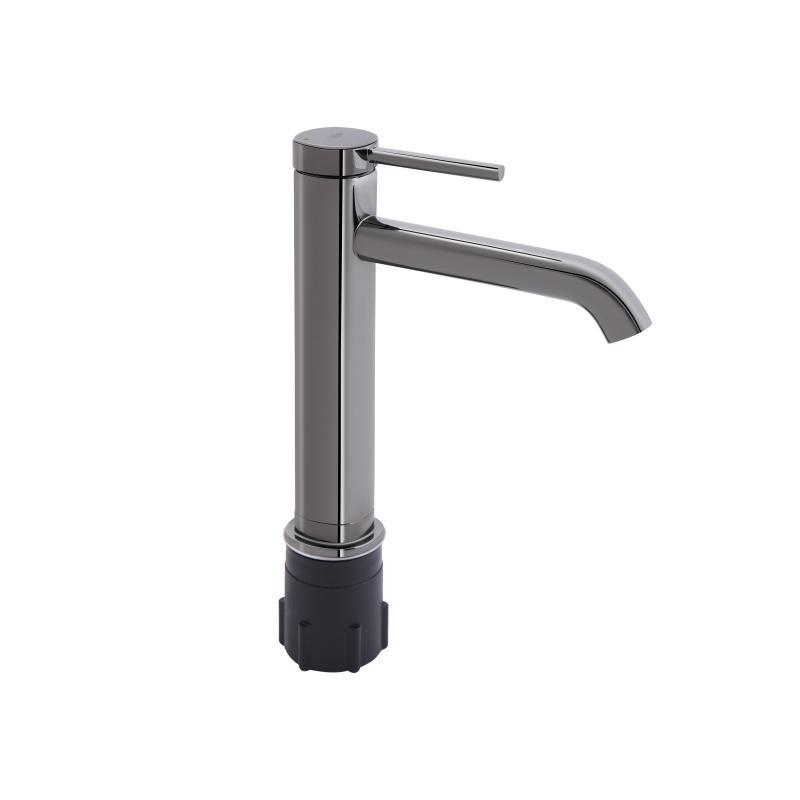 Змішувач для раковини Qtap Robin високий QTROB1060H102K Black Chrome Змішувач для раковини Qtap Robin високий QTROB1060H102K Black Chrome