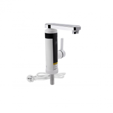 Проточний кран-водонагрівач кухонний для кухні Lidz Warm 061 LDWAR061WCR35431 White / Chrome