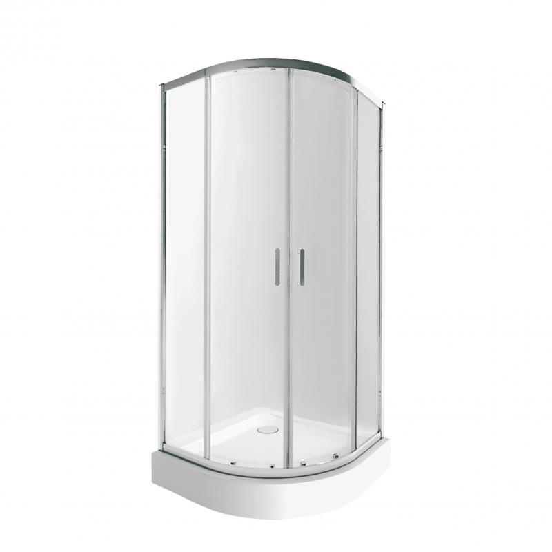 Набір Qtap душова кабіна Taurus CRM1011AC6 Clear 2020x1000x1000 мм + піддон Robin 301112 100x100x12 см з Набір Qtap душова кабіна Taurus CRM1011AC6 Clear 2020x1000x1000 мм + піддон Robin 301112 100x100x12 см з