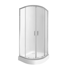 Набір Qtap душова кабіна Taurus CRM1099AC6 Clear 2020x900x900 мм + піддон Robin 309912C 90x90x12 см з сифоном