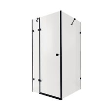 Душова кабіна Qtap Capricorn BLA1099SC6 90x90 см, скло Clear 6 мм, покриття CalcLess без піддона