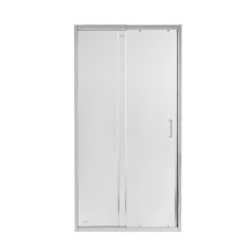 Душові двері в нішу Qtap Taurus CRM209-1.C6 90-100x185 см, скло Clear 6 мм, покриття CalcLess