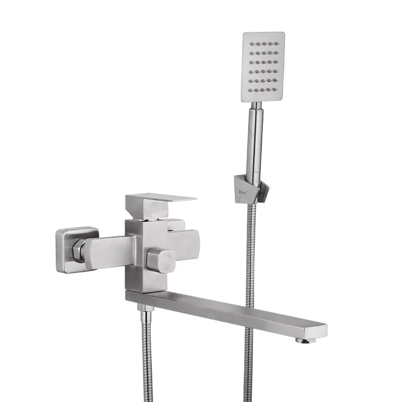 Змішувач для ванни Frap F22802, нержавіюча сталь Змішувач для ванни Frap F22802, нержавіюча сталь