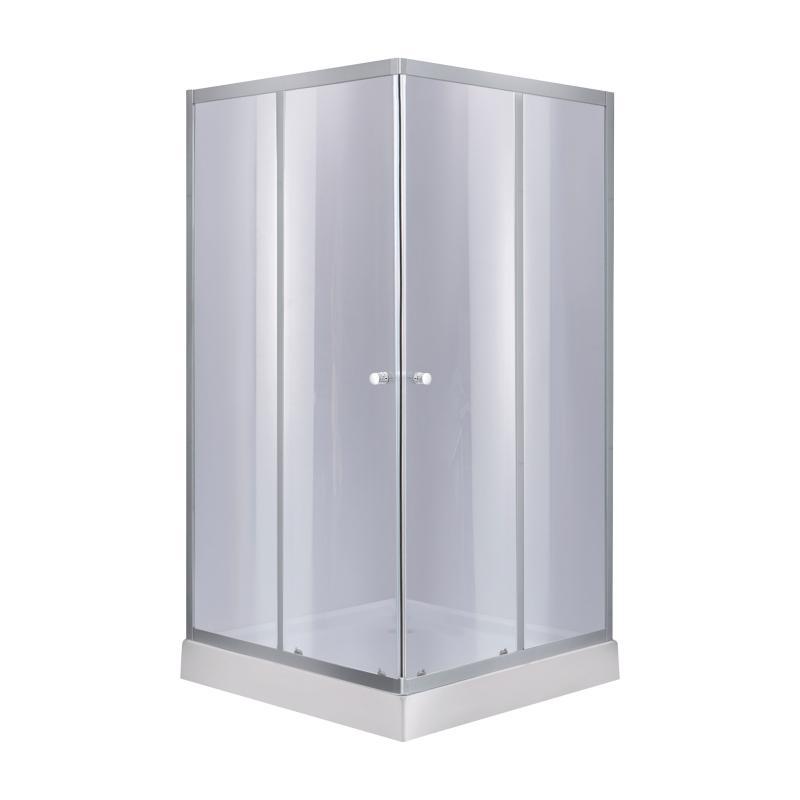 Набір Lidz душова кабіна Wawel SC90x90.SAT.LOW.GR, скло тоноване 4 мм + піддон Mazur Набір Lidz душова кабіна Wawel SC90x90.SAT.LOW.GR, скло тоноване 4 мм + піддон Mazur