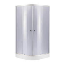 Набір Lidz душова кабіна Latwa SC90x90.SAT.LOW.GR, скло тоноване 4 мм + піддон Kupala