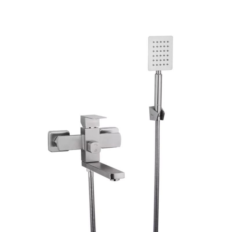 Змішувач для ванни Frap F32802, нержавіюча сталь Змішувач для ванни Frap F32802, нержавіюча сталь