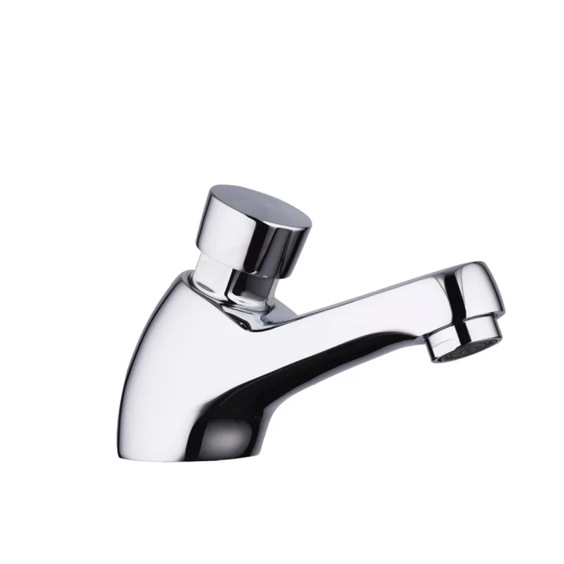 Кран порційний для раковини Frap F520 із затримкою на 7 сек, хром Кран порційний для раковини Frap F520 із затримкою на 7 сек, хром