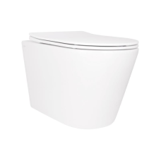 Унітаз підвісний Qtap Scorpio безободковий Ultra Quiet з сидінням Soft-close QT14332380AW