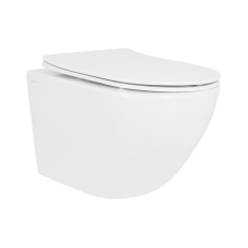 Унітаз підвісний Qtap Jay безободковий Ultra Quiet з сидінням Soft-close QT07335177W