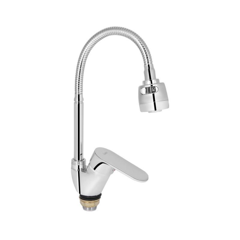 Змішувач для кухні Lidz Tani 008F4 з гнучким виливом (k40) LDTAN008F4CRM44972 Chrome Змішувач для кухні Lidz Tani 008F4 з гнучким виливом (k40) LDTAN008F4CRM44972 Chrome