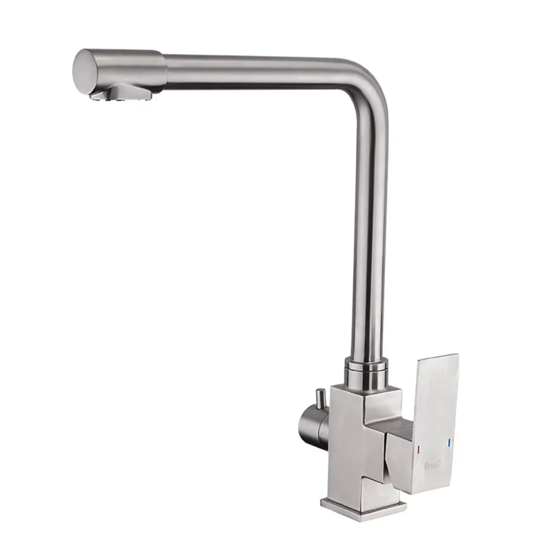 Змішувач для кухні на дві води Frap F43899-2, сатин Змішувач для кухні на дві води Frap F43899-2, сатин