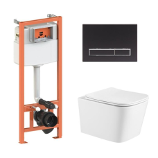 Готове рішення Qtap для ванної кімнати: підвісний унітаз Crow Ultra Quiet + комплект інсталяції Nest 4 в 1