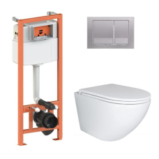 Готове рішення Qtap для ванної кімнати: підвісний унітаз Robin Ultra Quiet + комплект інсталяції Nest 4 в 1