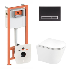 Готове рішення Qtap для ванної кімнати: підвісний унітаз Scorpio Ultra Quiet + комплект інсталяції Nest 4 в 1