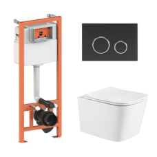 Готове рішення Qtap для ванної кімнати: підвісний унітаз Crow Ultra Quiet + комплект інсталяції Nest 4 в 1