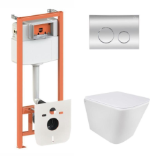 Готове рішення Qtap для ванної кімнати: підвісний унітаз Tern Ultra Quiet + комплект інсталяції Nest 4 в 1