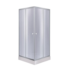Душова кабіна Lidz Wawel SC80x80.SAT.LOW.GR, скло тон. 4 мм + Lidz Душовий піддон KAPIELKA ST80x80х14