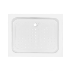 Душовий піддон KAPIELKA ST100x80х14 низький, прямокутний, діаметр зливу 52 мм Lidz