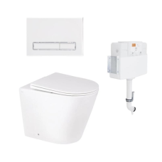 Готове рішення Qtap для ванної кімнати: підлоговий унітаз Swan Rimless + комплект інсталяції Nest 2 в 1