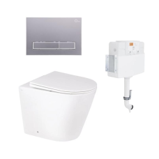 Готове рішення Qtap для ванної кімнати: підлоговий унітаз Swan Rimless + комплект інсталяції Nest 2 в 1