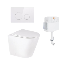 Готове рішення Qtap для ванної кімнати: підлоговий унітаз Swan Rimless + комплект інсталяції Nest 2 в 1