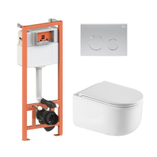 Готове рішення Qtap для ванної кімнати: підвісний унітаз Taurus Ultra Quiet + комплект інсталяції Nest 4 в 1