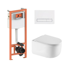 Готове рішення Qtap для ванної кімнати: підвісний унітаз Taurus Ultra Quiet + комплект інсталяції Nest 4 в 1