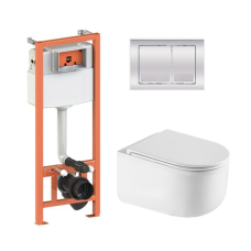 Готове рішення Qtap для ванної кімнати: підвісний унітаз Taurus Ultra Quiet + комплект інсталяції Nest 4 в 1