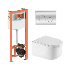 Готове рішення Qtap для ванної кімнати: підвісний унітаз Taurus Ultra Quiet + комплект інсталяції Nest 4 в 1