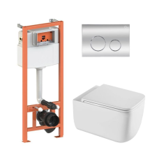 Готове рішення Qtap для ванної кімнати: підвісний унітаз Gemini Ultra Quiet + комплект інсталяції Nest 4 в 1