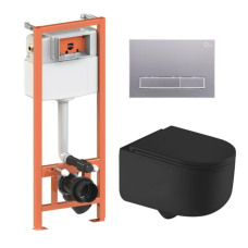 Готове рішення Qtap для ванної кімнати: підвісний унітаз Taurus Ultra Quiet + комплект інсталяції Nest 4 в 1