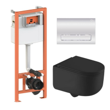 Готове рішення Qtap для ванної кімнати: підвісний унітаз Taurus Ultra Quiet + комплект інсталяції Nest 4 в 1