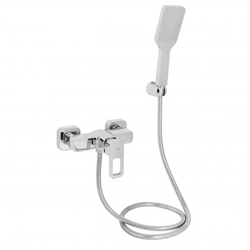 Змішувач для душу Lidz Wawel 010 (з душовим гарнітуром) (k40) LDWAW010CRM45390 Chrome Змішувач для душу Lidz Wawel 010 (з душовим гарнітуром) (k40) LDWAW010CRM45390 Chrome