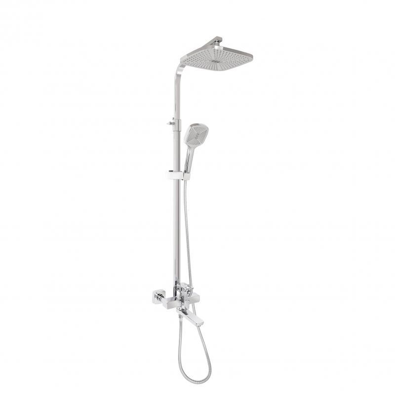 Душова система універсальна Lidz Wawel 1030 на три споживача (з виливом) (k35) LDWAW1030CRM45391 Chrome Душова система універсальна Lidz Wawel 1030 на три споживача (з виливом) (k35) LDWAW1030CRM45391 Chrome