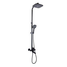 Душова система універсальна Lidz Wawel 1030 на три споживача (з виливом) (k35) LDWAW1030BLA45396 Black