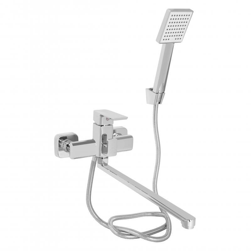 Змішувач для ванни Lidz Dozorca 005 з поворотним виливом (з душовим гарнітуром) (k35) LDDOZ005CRM45405 Chrome Змішувач для ванни Lidz Dozorca 005 з поворотним виливом (з душовим гарнітуром) (k35) LDDOZ005CRM45405 Chrome
