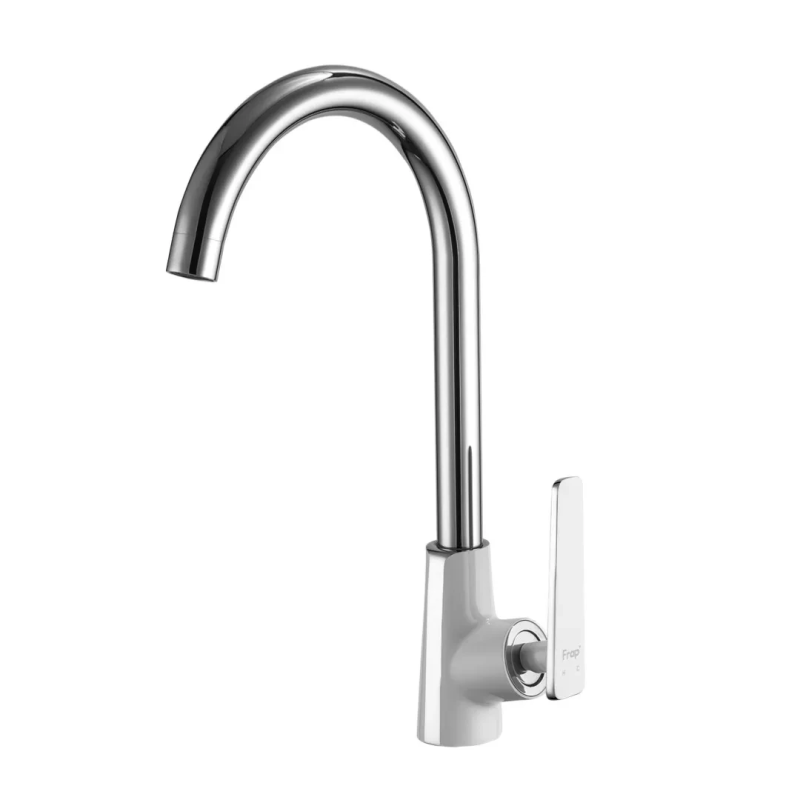 Змішувач для кухні Frap F4058, білий/хром Змішувач для кухні Frap F4058, білий/хром