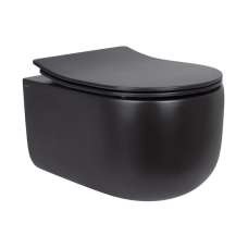 Унітаз підвісний Qtap Taurus безободковий з сидінням Soft-close QT2433084EUQMB