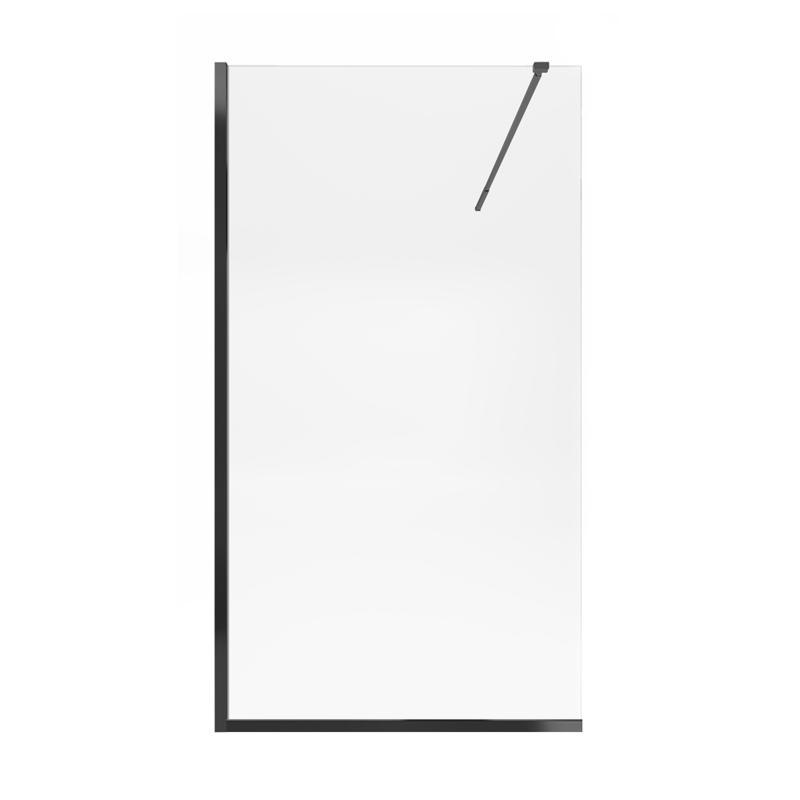 Душова перегородка Qtap Walk-In Standard BLM2011.C8 100х200 см, скло Clear 8 мм, покриття CalcLess Душова перегородка Qtap Walk-In Standard BLM2011.C8 100х200 см, скло Clear 8 мм, покриття CalcLess