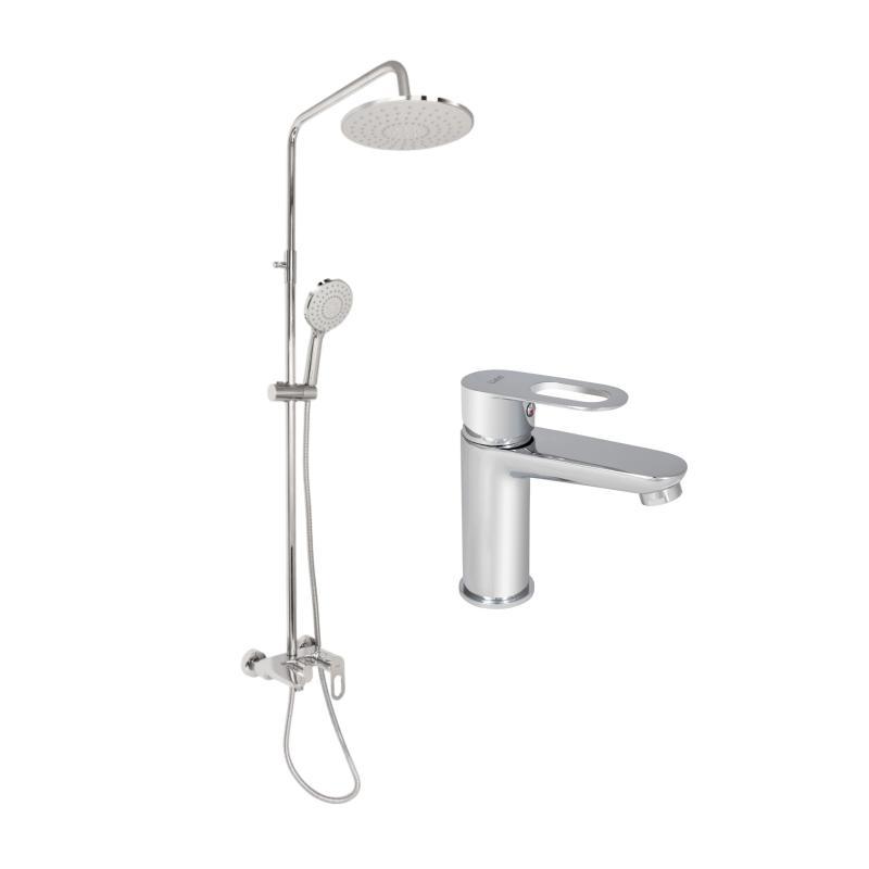 Набір змішувачів Latwa 001 + Latwa 1030 Chrome Набір змішувачів Latwa 001 + Latwa 1030 Chrome