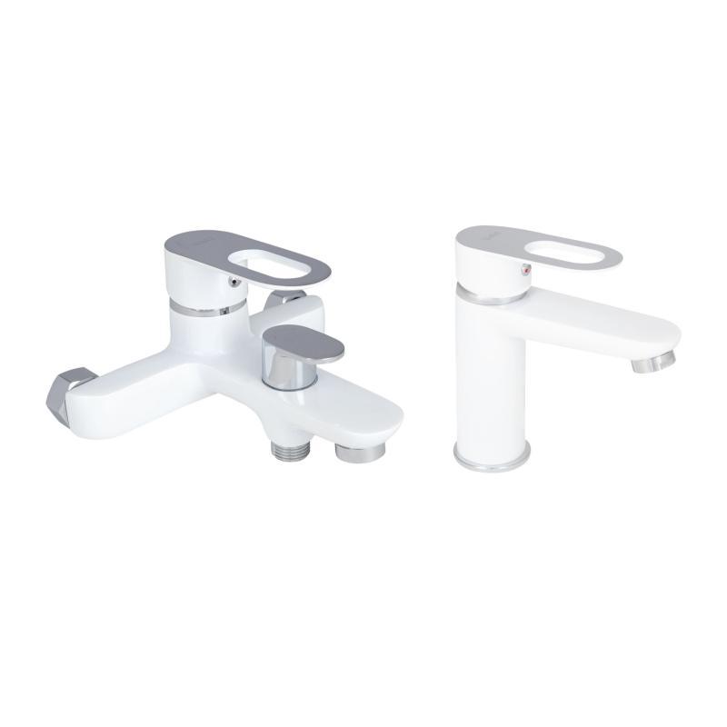 Набір змішувачів Latwa 001 + Latwa 006 White Набір змішувачів Latwa 001 + Latwa 006 White